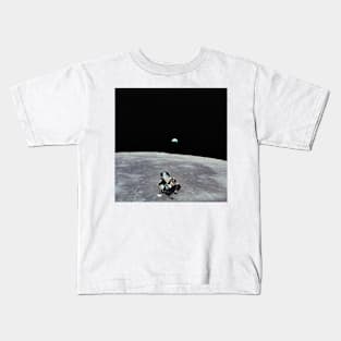 Apollo 11 LM ascent stage in lunar orbit, 1969 (C042/1704) Kids T-Shirt